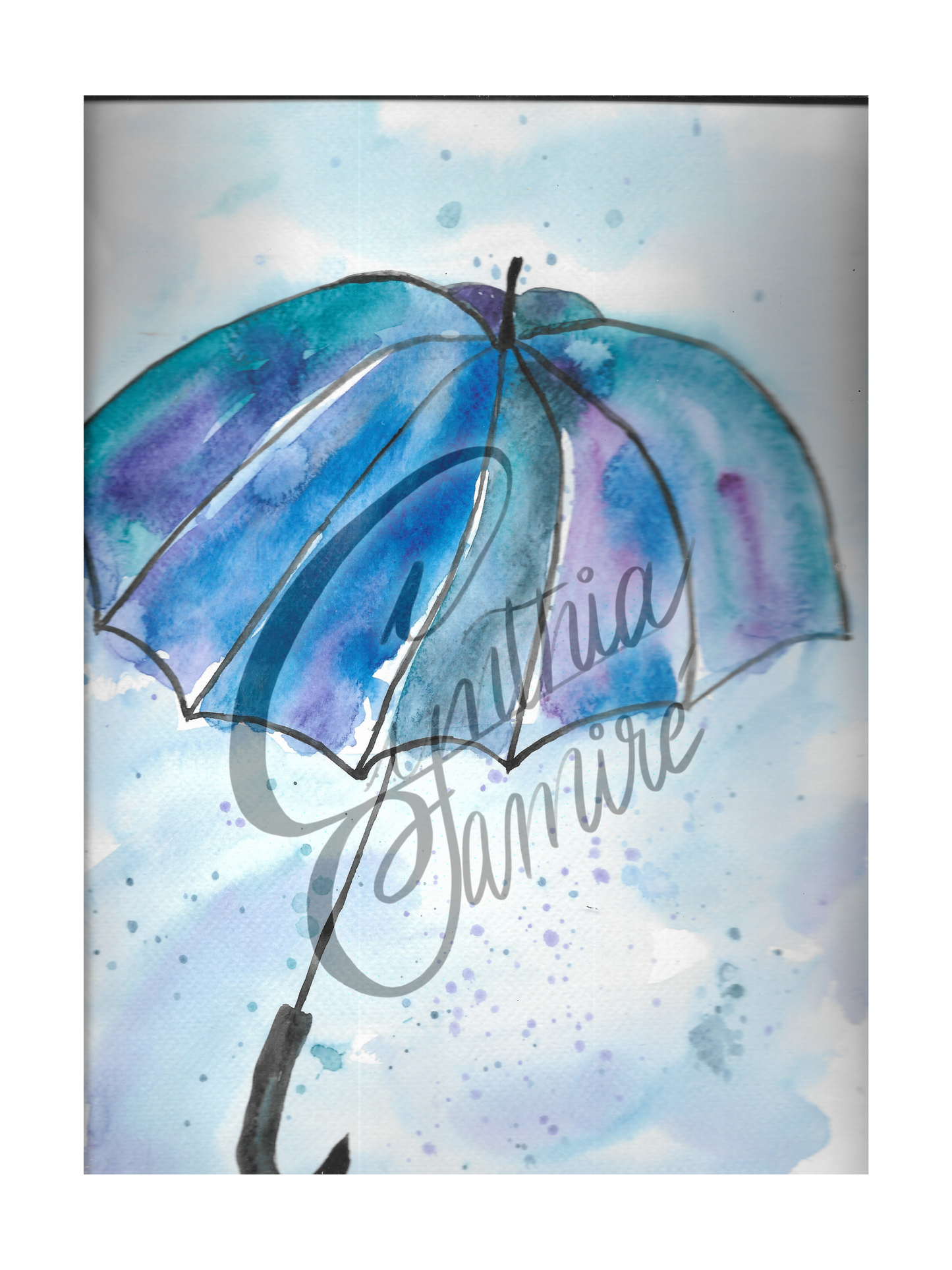 Sous la pluie